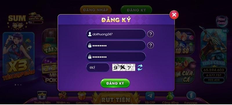 đăng ký sum99 club rất đơn giản