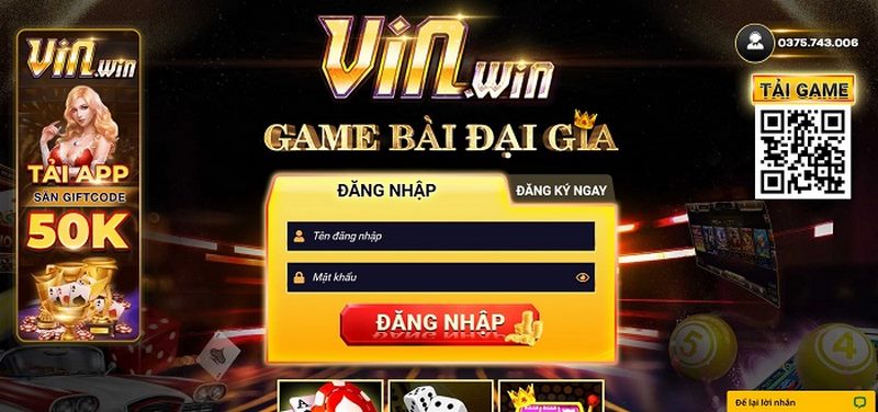 Game bài đổi thưởng vin win cá cược thỏa thích