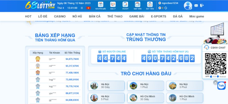 Nhà cái thiết kế giao diện ấn tượng nhưng rất dễ tiếp cận, khoa học