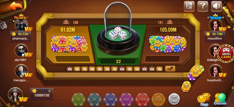 Cầu Tài Xỉu 1 - 1 đợi đến ván thứ 3 liên tiếp sẽ xuất hiện